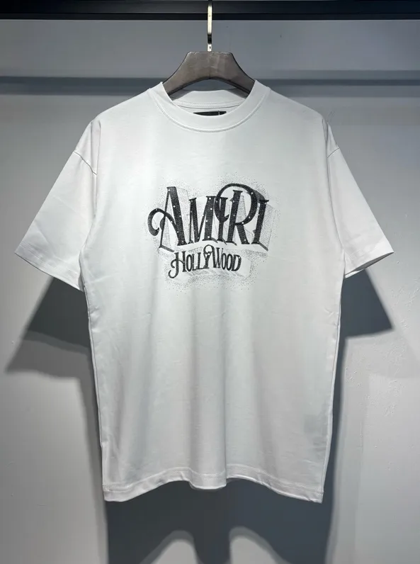 727 model P126 AMIRI real shot black white hanging shot S. M. L. XL