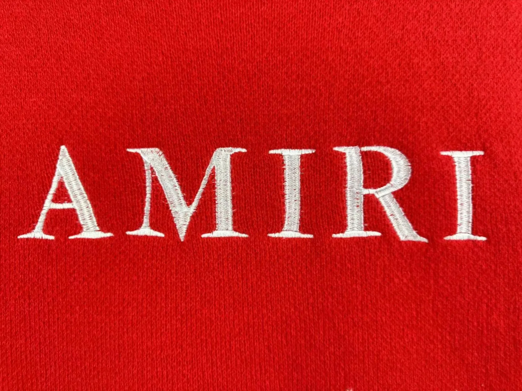 P190 🎉AMIRI vest sweater, Amiri exclusive logo embroidered on the front, letter logo embroidered on the back Color: Red Black Size: S M L XL XXL