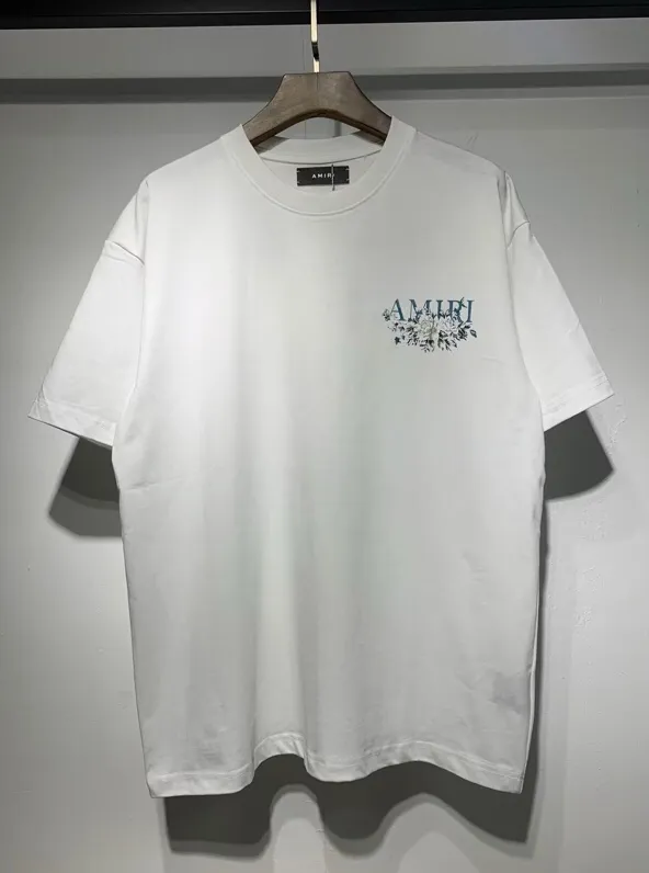 674 model P120 AMIRI real shot white hanging shot S. M. L. XL