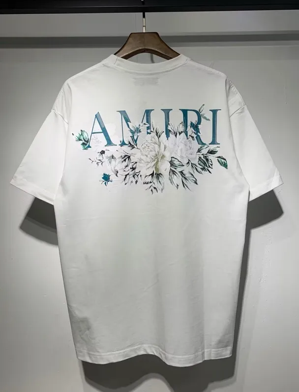 674 model P120 AMIRI real shot white hanging shot S. M. L. XL
