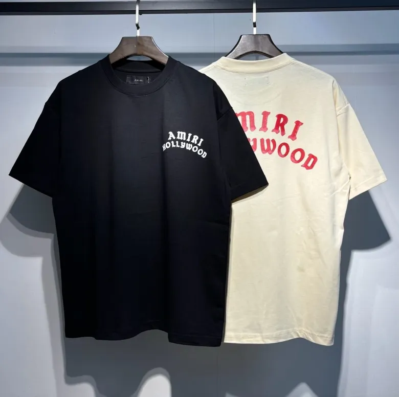 749 model P114 AMIRI real shot black apricot hanging shot S. M. L. XL