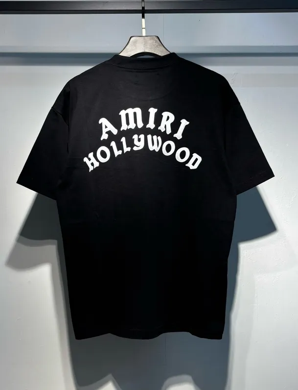 749 model P114 AMIRI real shot black apricot hanging shot S. M. L. XL