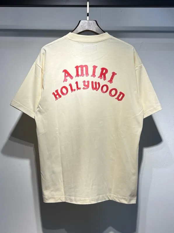 749 model P114 AMIRI real shot black apricot hanging shot S. M. L. XL