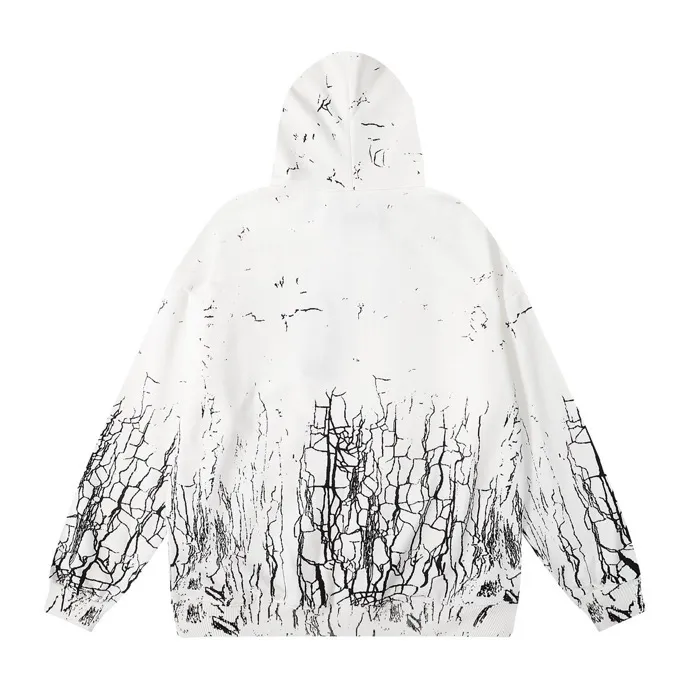 Style number: 888 P230 Fabric: 360g pure cotton terry sweatshirt AMIRI 2025 autumn and winter new logo hooded terry sweatshirt high street unisex loose classic letter jacket Color: Black White Size: S M L XL