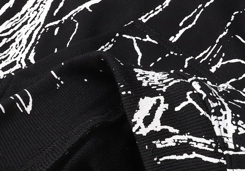 Style number: 888 P230 Fabric: 360g pure cotton terry sweatshirt AMIRI 2025 autumn and winter new logo hooded terry sweatshirt high street unisex loose classic letter jacket Color: Black White Size: S M L XL
