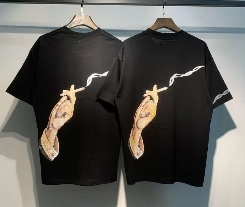 693 model P126 AMIRI real shot black hanging shot S. M. L. XL