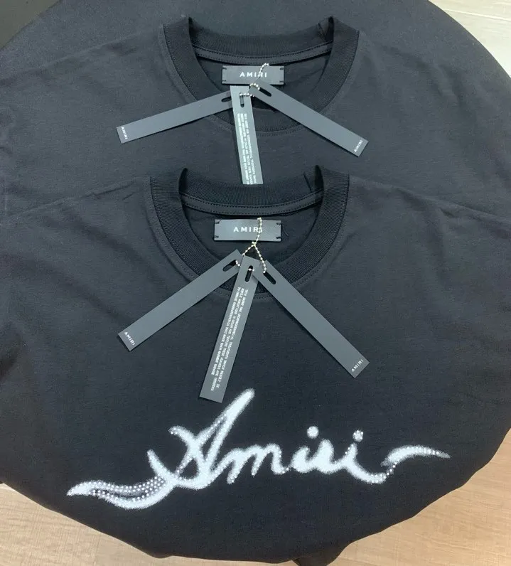 693 model P126 AMIRI real shot black hanging shot S. M. L. XL
