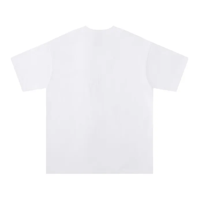 Style number: 701 P114 Fabric: 260g double yarn AMIRI 2025 spring and summer new logo round neck T-shirt high street same style for men and women loose classic letter short sleeves Color: White Black Size: S M L XL