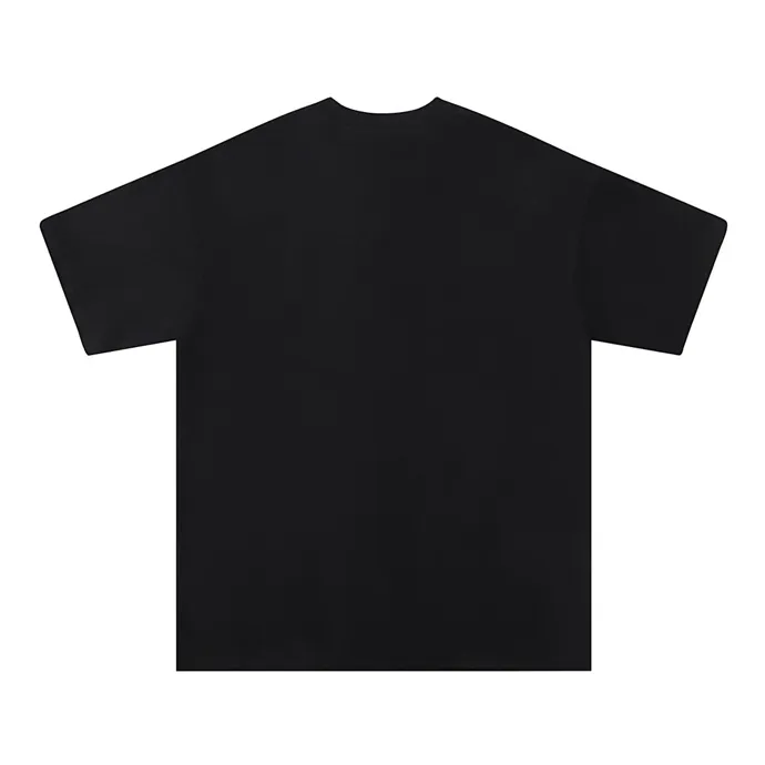 Style number: 701 P114 Fabric: 260g double yarn AMIRI 2025 spring and summer new logo round neck T-shirt high street same style for men and women loose classic letter short sleeves Color: White Black Size: S M L XL