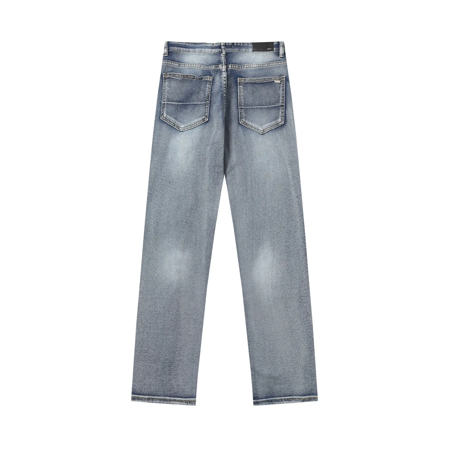 P256 Actual photo [High quality] Code: M745 Color: Picture color Size: S to XXXL AMIRI patch embroidery jeans trousers AMIRI high street basic ripped jeans trousers amiri brand jeans break the production process and cutting of the original jeans, the fabrics are softer and more comfortable Hand-sewn collar label Customized logo buttons Genuine leather brand size Pants length Waist Hips Unit cm S 98 68 100 M 99 72 104 L 100 76 108 XL 101 80 112 XXL 102 84 116 XXXL 103 88 120