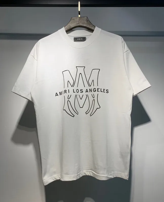 680 model P114 AMIRI real shot black white hanging shot S. M. L. XL