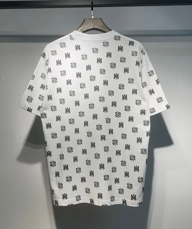688 model P126 AMIRI real shot black white blue hanging shot S. M. L. XL