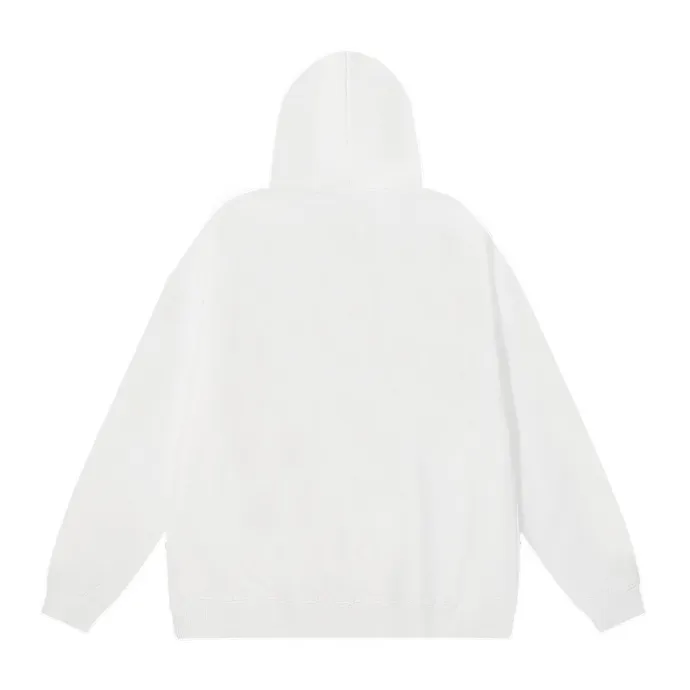 Style number: 868 P220 Fabric: 360g pure cotton terry sweatshirt AMIRI 2025 autumn and winter new logo hooded terry sweatshirt high street unisex loose classic letter jacket Color: Black White Size: S M L XL