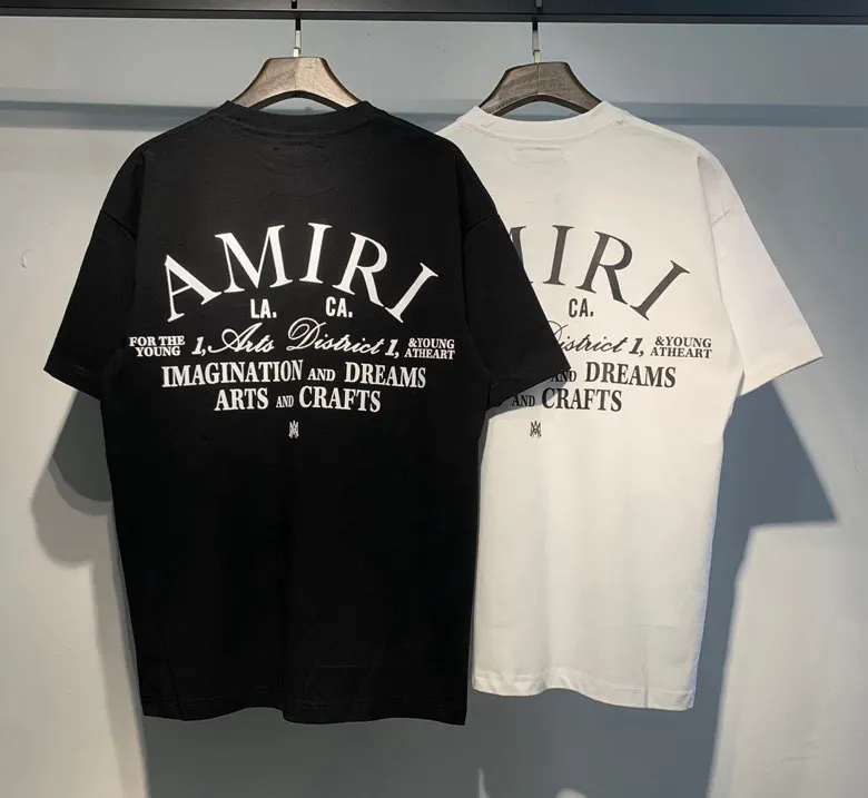 675 model P120 AMIRI real shot black white hanging shot S. M. L. XL