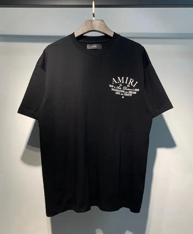 675 model P120 AMIRI real shot black white hanging shot S. M. L. XL