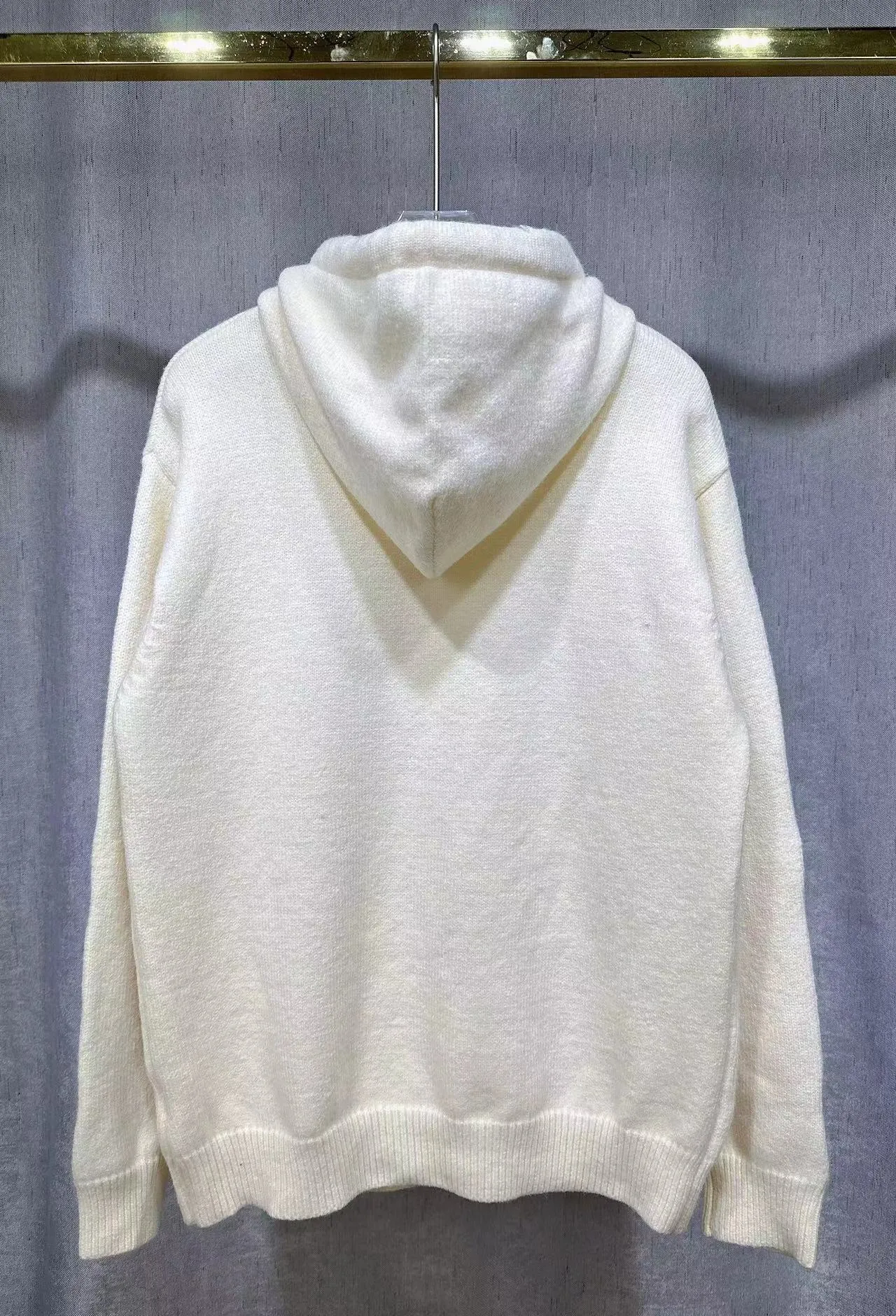 P290 🎉AMIRI new hooded sweater, logo embroidery on the chest + belly bag, 1:1 towel embroidery on the sleeves. Color: apricot white, red, gray, black, size: S M L XL XXL