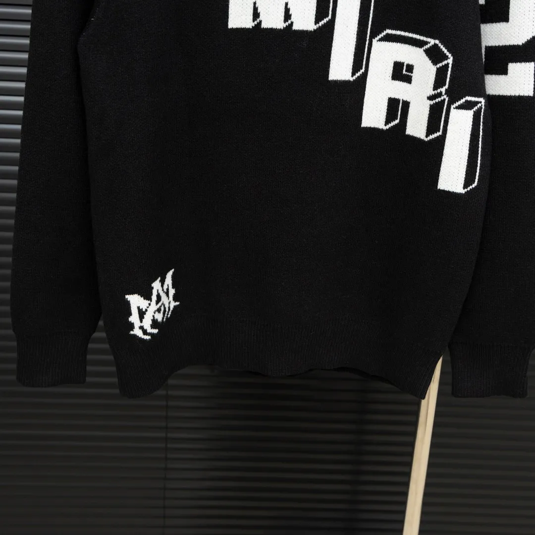 P300 Style: AMIRI Emir 3D letter number 22 long-sleeved sweater Size: S-XXL Fabric: Wool blend Accessories: Full set of customized original accessories No gender distinction, same style for men and women
