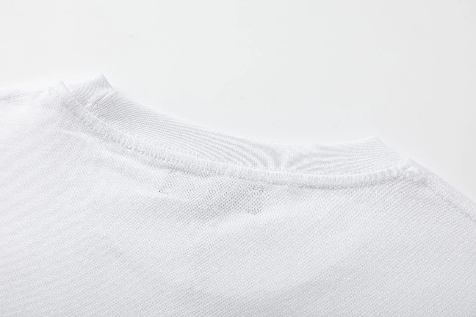 8041#P156, AMIRI digitally printed logo loose-fitting short-sleeved T-shirt, made of 300g fabric, color: black, white, size: S M L XL