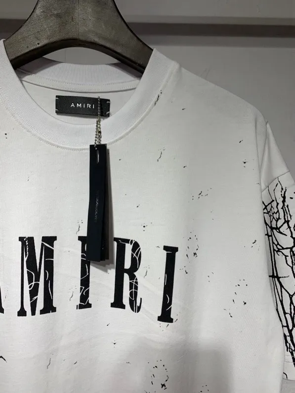 666 model P126 AMIRI real shot black hanging shot S. M. L. XL