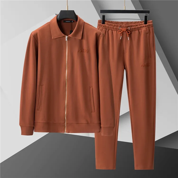 P580 🌸🌸🌸 Amiri 2025 Autumn and Winter New Style Suit High quality, top version trading company channel order, overseas boutique exclusive limited sale, classic is eternal, it is definitely worth buying! This type of suit is also a must-have. You don’t have to think about how to match it, you can just get it in one set! Customized fabric, smooth to the touch, yet stiff and stylish, giving the upper body a full texture! The overall design is simple and elegant without losing style. It has a strong sense of upper body and is definitely at the forefront of fashion. It is very comfortable to wear. There is no need to say much about the style and cut of the pants. The upper body is exquisite and vivid. It is a truly top-notch casual suit that can be used in various occasions whether it is sports or leisure time! ! !   Three complete standards Color: Picture color Size: M, L, xL, xxL, xxxL
