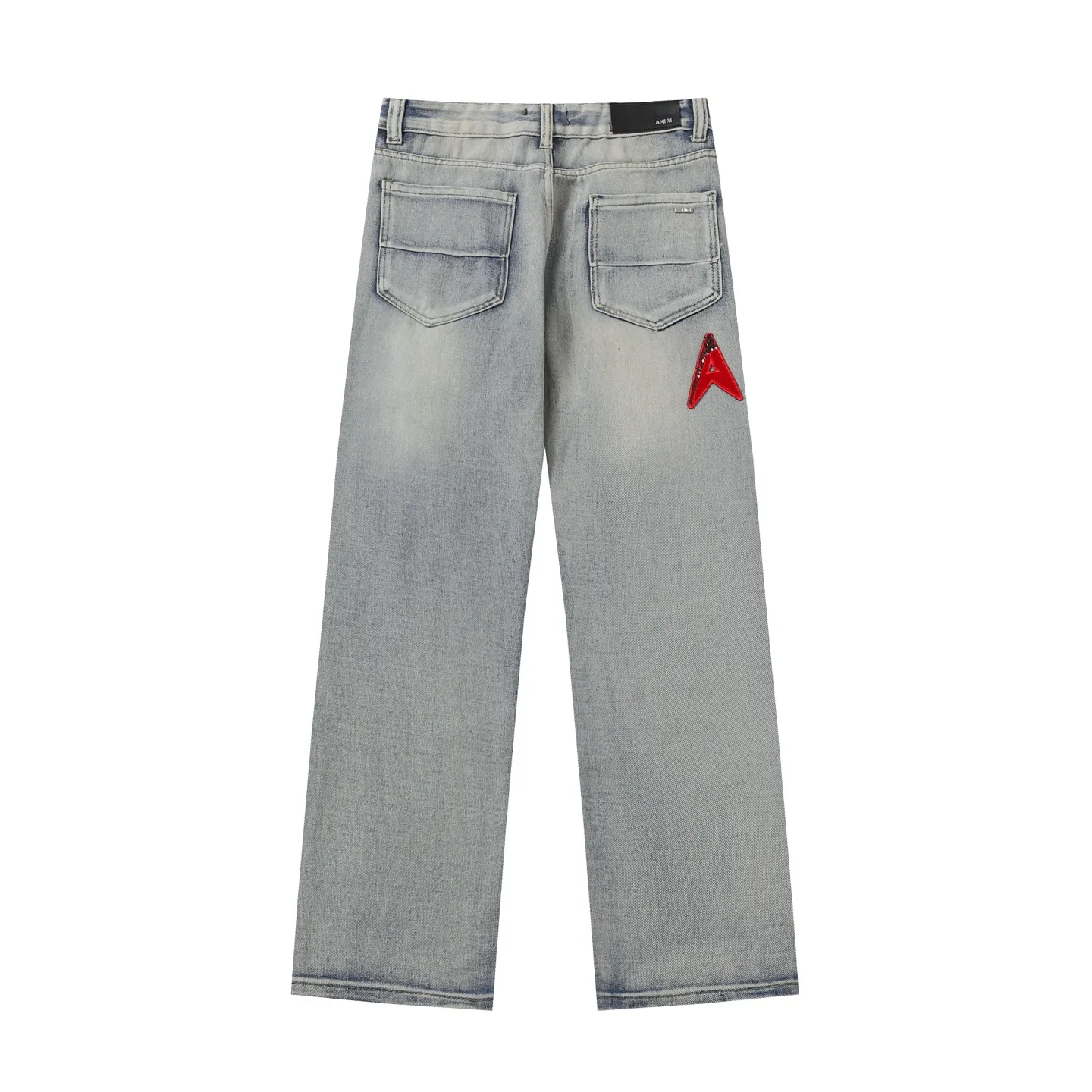 P236 Actual photo [High quality] Code: B07 Color: Picture color Size: S to XXXL AMIRI patch embroidery jeans trousers AMIRI high street basic ripped loose casual versatile jeans trousers amiri brand jeans break the production process and cutting of the original jeans, the fabrics are softer and more comfortable Hand-sewn collar label Customized logo buttons Genuine leather tag Color: Picture color Size Pants length Waist Hips Unit cm S 98 68 100 M 99 72 104 L 100 76 108 XL 101 80 112 XXL 102 84 116 XXXL 103 88 120