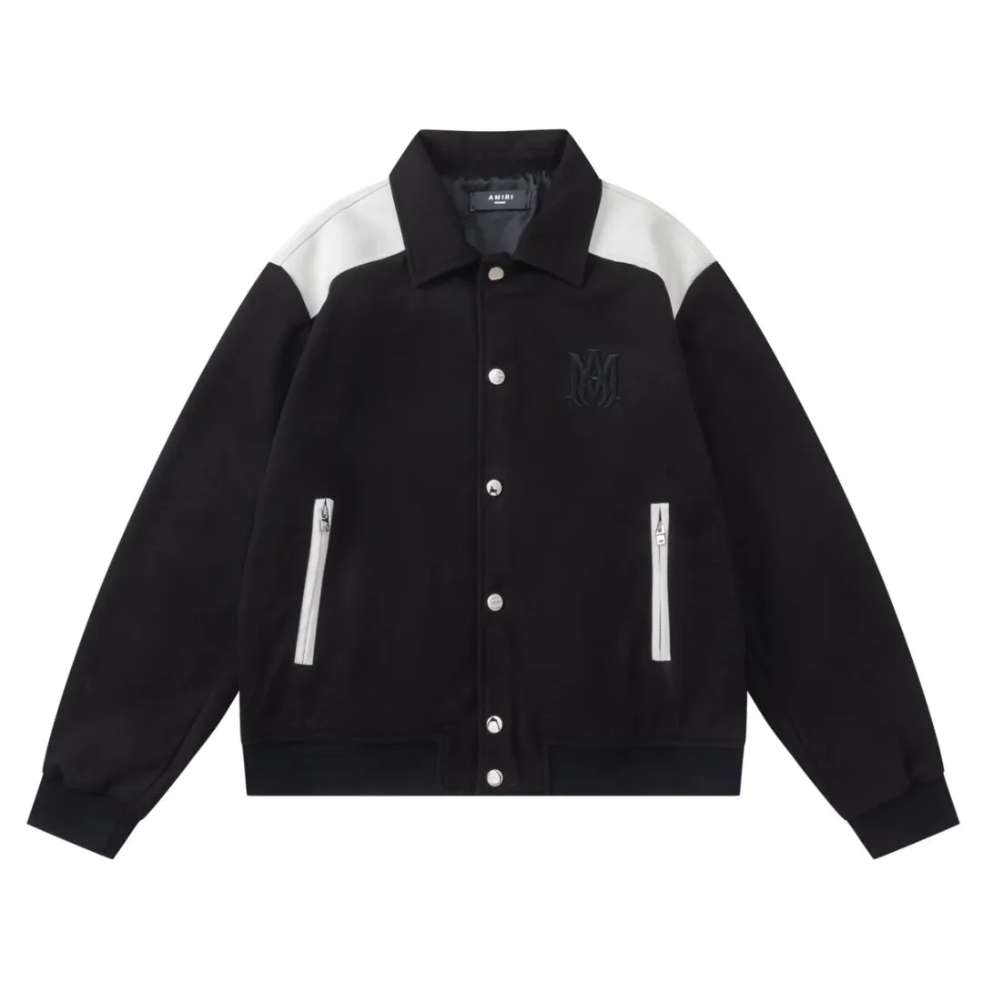 7202#P420AMIRI embroidery LOGO, color: black with black embroidery, black with white embroidery. Size: S M L XL