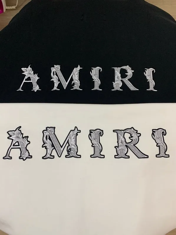 880 model P220 high quality 360g pure cotton terry AMIRI real shot sweatshirt black hanging shot S. M. L. XL