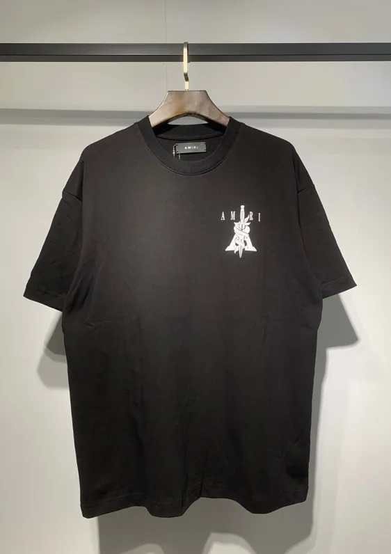 Model 667 P114 AMIRI real shot white black hanging shot S. M. L. XL