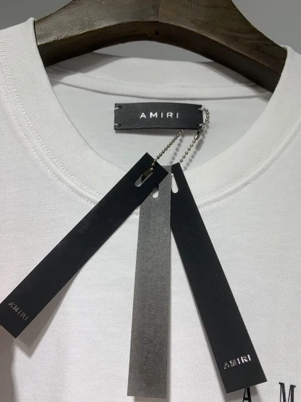 Model 667 P114 AMIRI real shot white black hanging shot S. M. L. XL