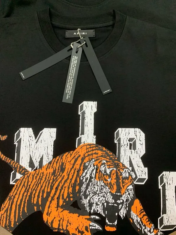 694 model P120 AMIRI real shot black hanging S. M. L. XL