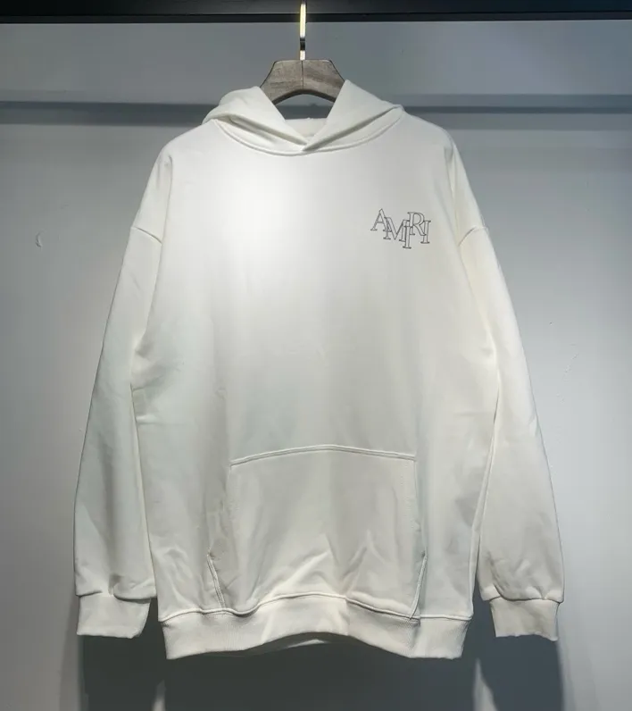 877 P230 AMIRI real shot, sweatshirt white, black hanging shot S. M. L. XL