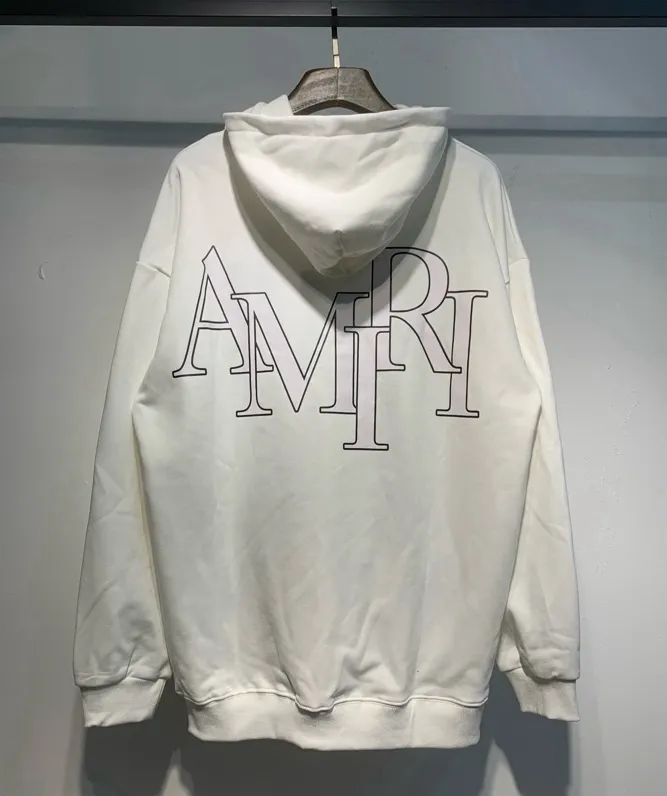 877 P230 AMIRI real shot, sweatshirt white, black hanging shot S. M. L. XL