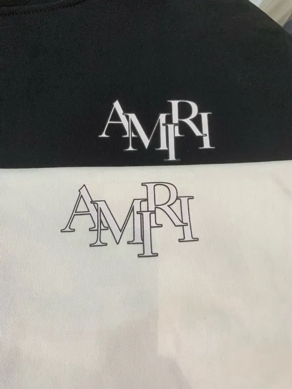 877 P230 AMIRI real shot, sweatshirt white, black hanging shot S. M. L. XL