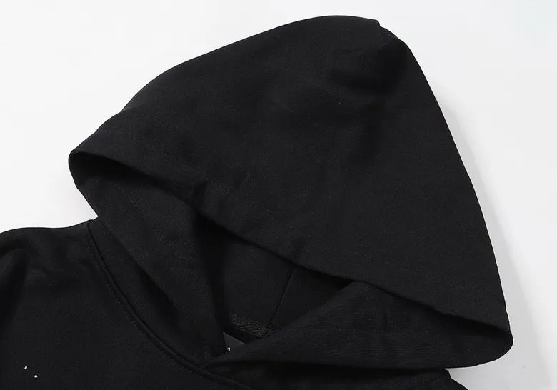 Style number: 869 P230 Fabric: 360g pure cotton terry sweatshirt AMIRI 2025 autumn and winter new logo hooded terry sweatshirt high street unisex loose classic letter jacket Color: Black White Size: S M L XL