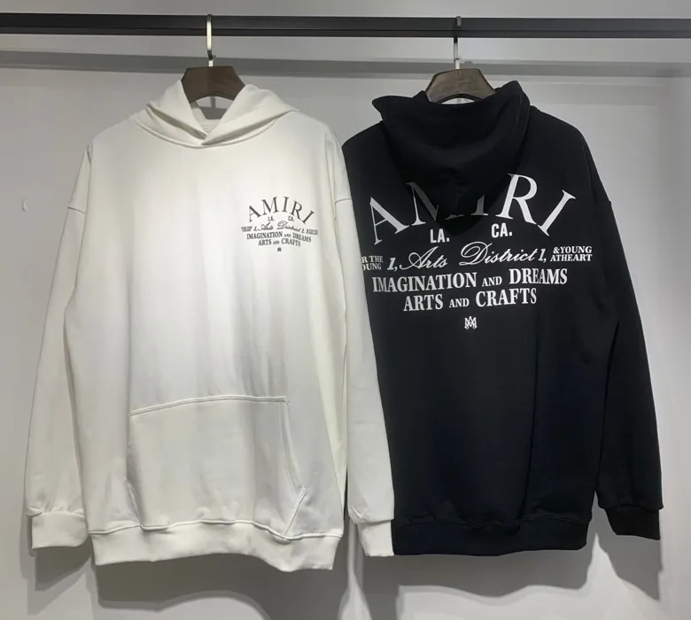 875 P220 AMIRI real shot sweatshirt white black hanging shot S. M. L. XL