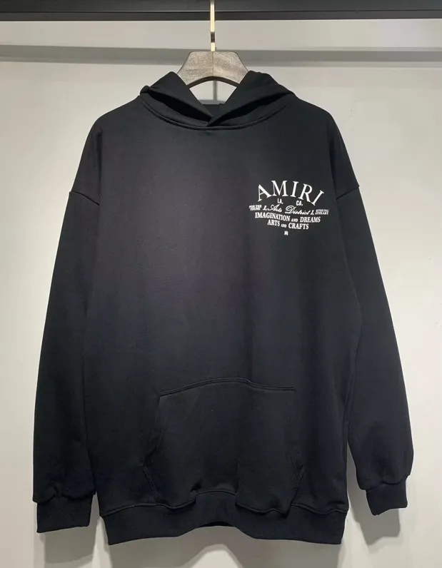 875 P220 AMIRI real shot sweatshirt white black hanging shot S. M. L. XL