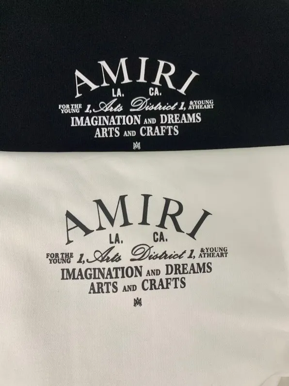 875 P220 AMIRI real shot sweatshirt white black hanging shot S. M. L. XL