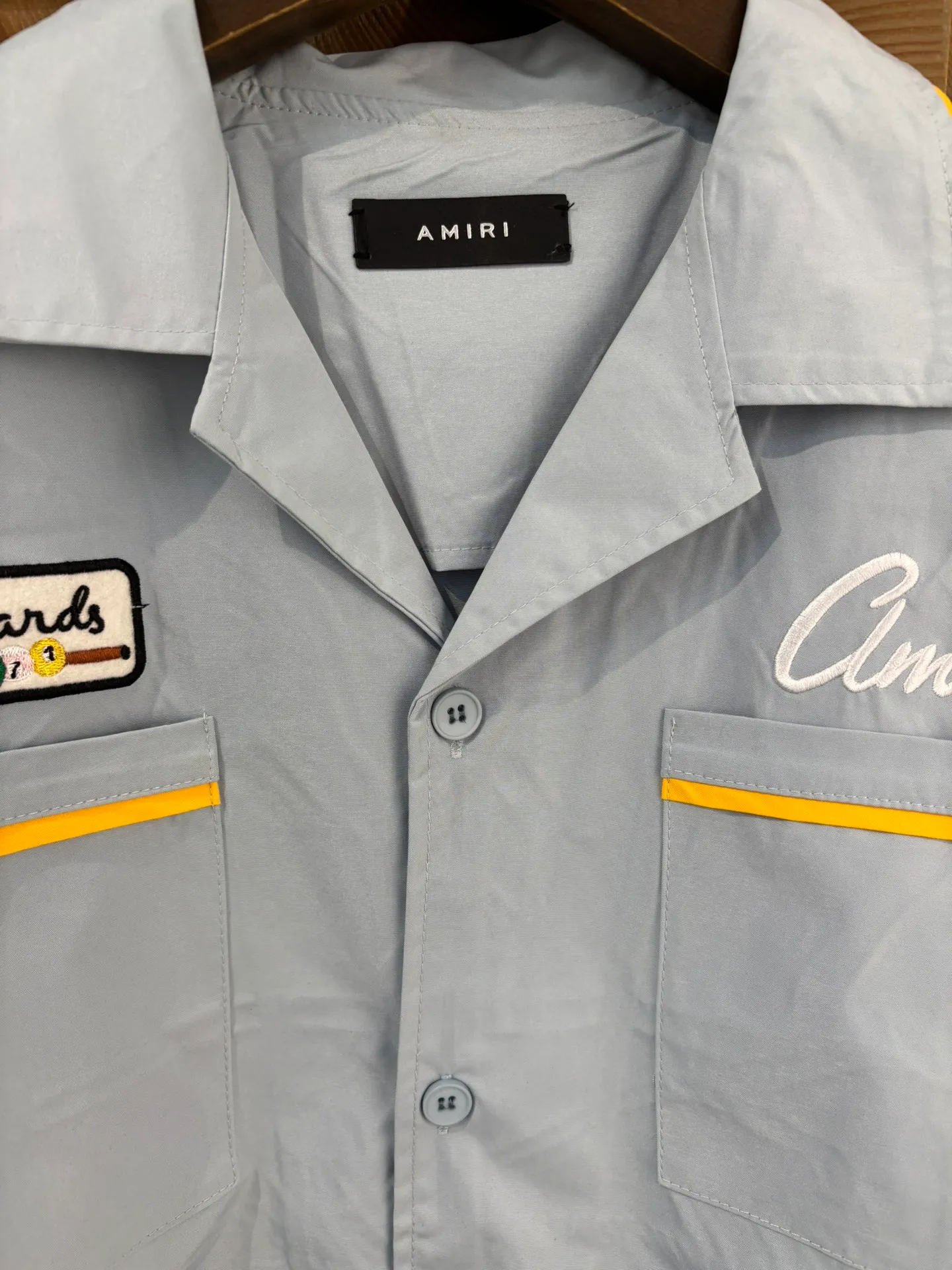 195 P166 embroidered AMIRI shirt M. L. XL. XXL