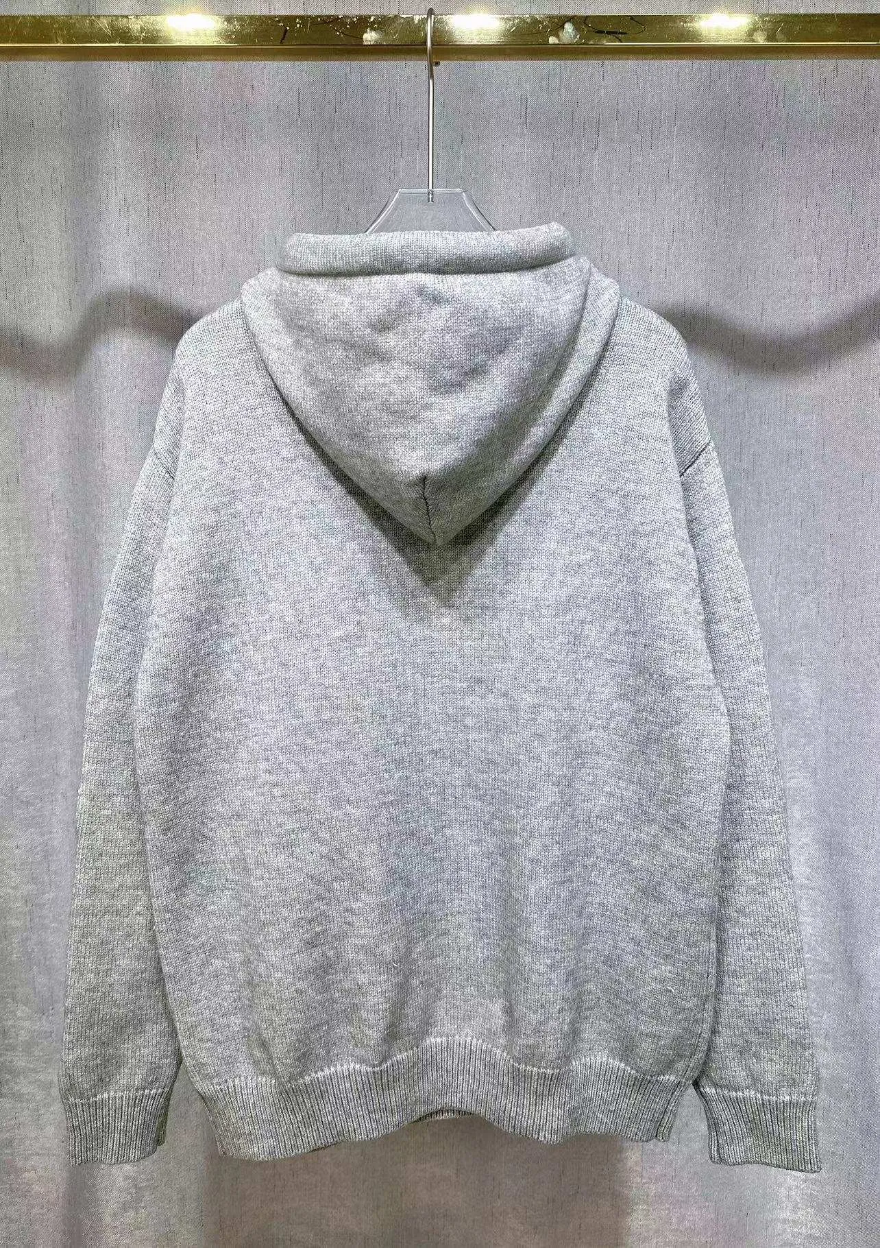 P290 🎉AMIRI new hooded sweater, logo embroidery on the chest + belly bag, 1:1 towel embroidery on the sleeves. Color: apricot white, red, gray, black, size: S M L XL XXL