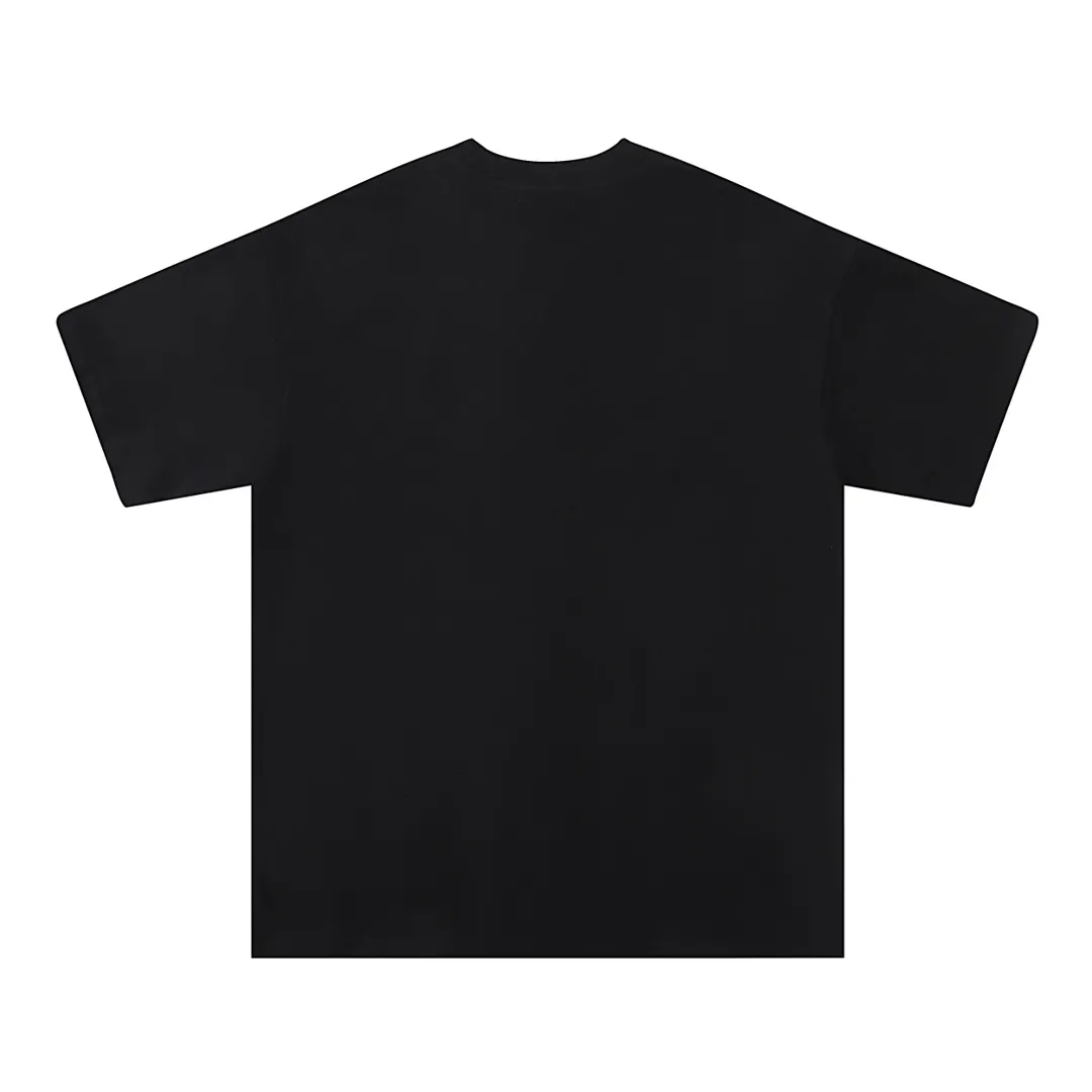 Style number: 729 P114 Fabric: 260g double yarn AMIRI 2025 spring and summer new logo round neck T-shirt high street same style for men and women loose classic letter short sleeves Color: black. White Size: S M L XL