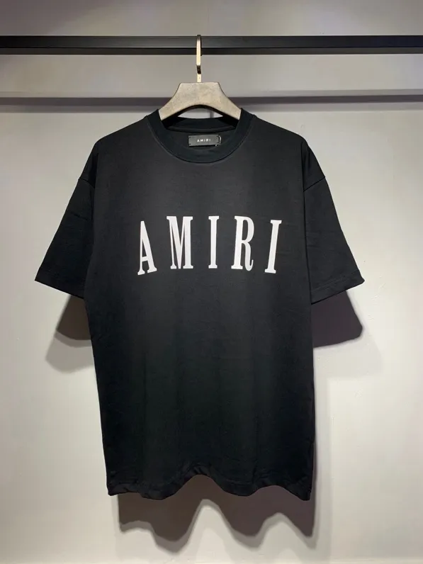 Model 661 P114 AMIRI real shot black hanging shot S. M. L. XL