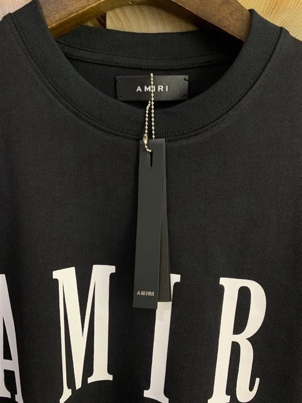 Model 661 P114 AMIRI real shot black hanging shot S. M. L. XL