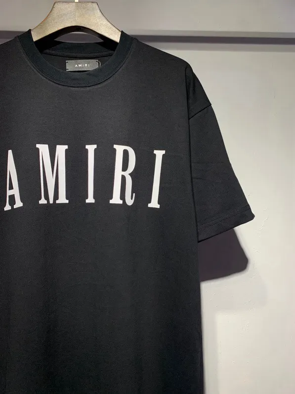 Model 661 P114 AMIRI real shot black hanging shot S. M. L. XL