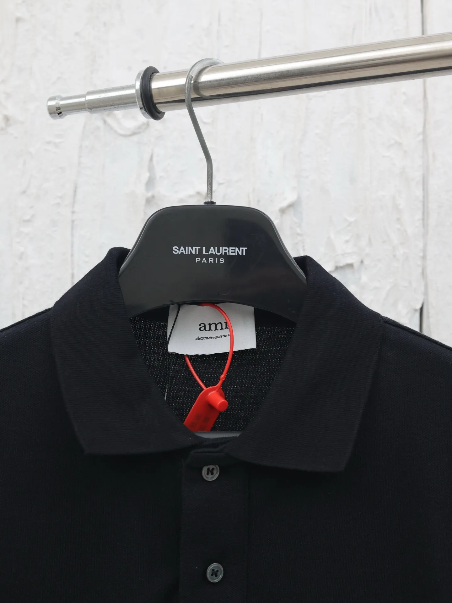 🅿️310 Ami Paris*/25 new love embroidered Polo shirt adopts imported machine embroidery technology and uses advanced computer control system and precision mechanical components to realize Ami love embroidery operation with high precision. The lines are smooth and delicate. The fabrics have been washed and feel better. Not easy to deform, not easy to shrink, not easy to fade, and maintain long-term beauty. Size: S/M/L/XL