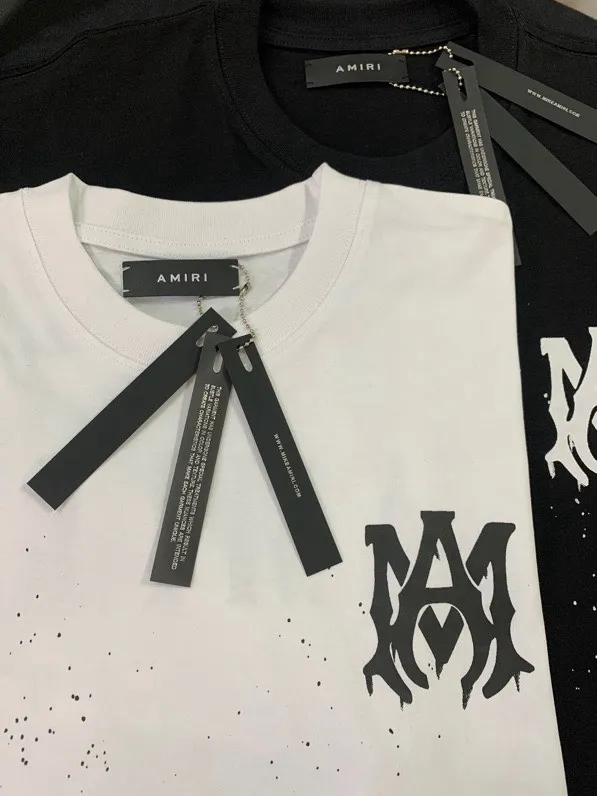 686 model P126 AMIRI real shot black white hanging shot S. M. L. XL