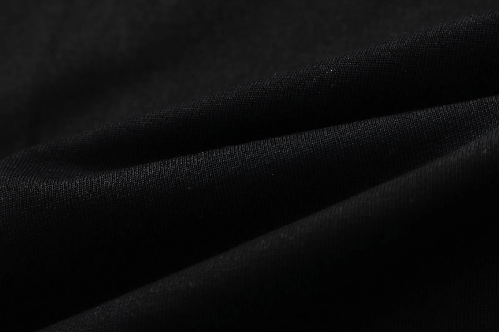 8008#P140amiri colorful hand-painted printed logo, made of 300g fabric, color: black. Size: S M L XL