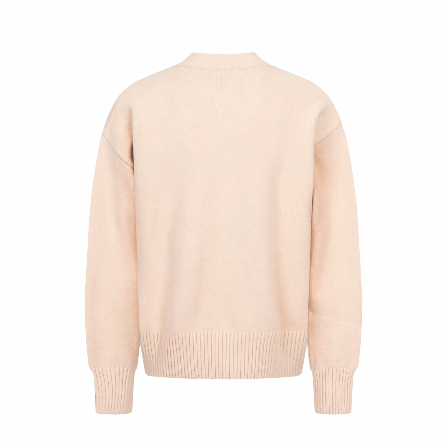 🅿️600 [Exclusive supply] Ami love jacquard double-pocket knitted cardigan (pink). The original version was purchased and developed for 3,399. The fabric is made of alpaca wool to maintain a stable pattern. The stitching is even and firm, and the details are meticulously handled, reflecting the brand's strict control over quality. The overall design is simple and elegant, suitable for various occasions. Whether it is business or leisure, it can show an elegant and decent style. The overall wiring is straight and delicate, the fabric is comfortable and soft, and the color is consistent without color difference. It can be matched with the same style to create a fashionable look, and can be used in various occasions. Customized accessories, complete with three standards, the same style for men and women. Size:S-M-L-XL