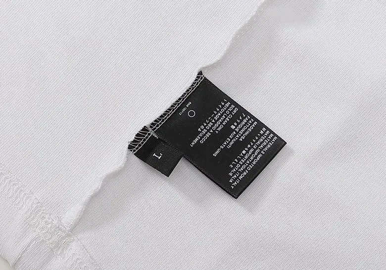 Style number: 680 P114 Fabric: 260g double yarn AMIRI 2025 spring and summer new logo round neck T-shirt high street same style for men and women loose classic letter short sleeves Color: White Black Size: S M L XL