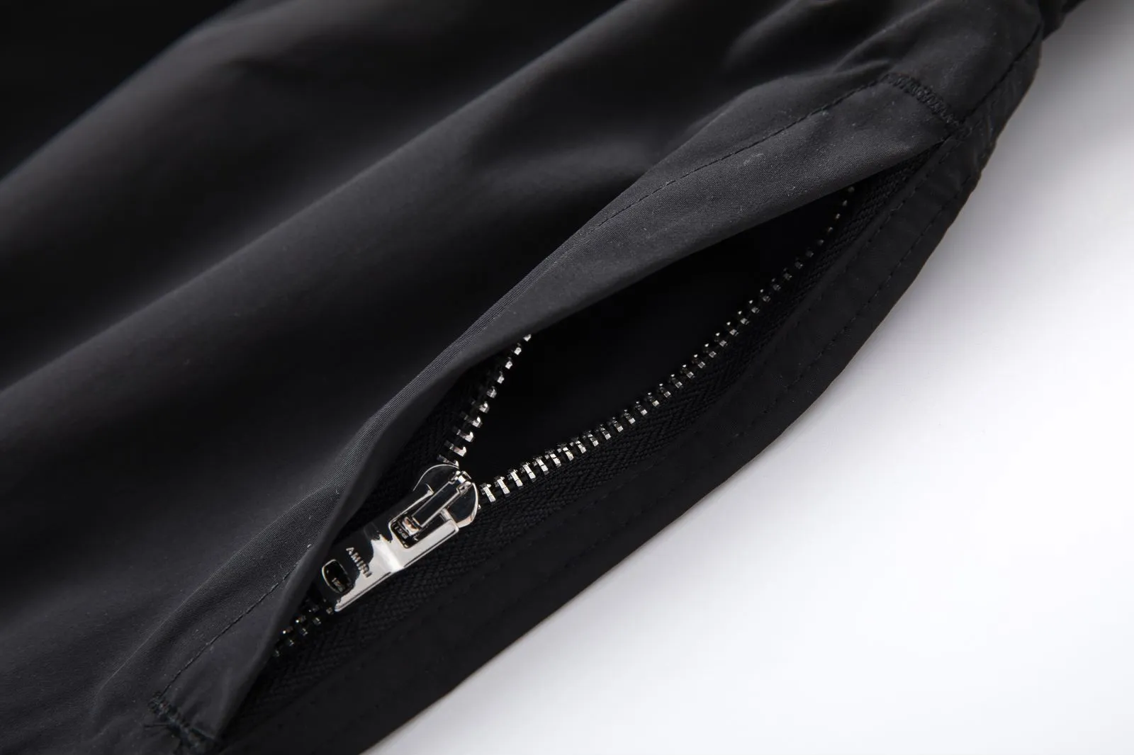 DK016#P220AMIRI white ink direct printing LOGO, size: S M L XL, color: black