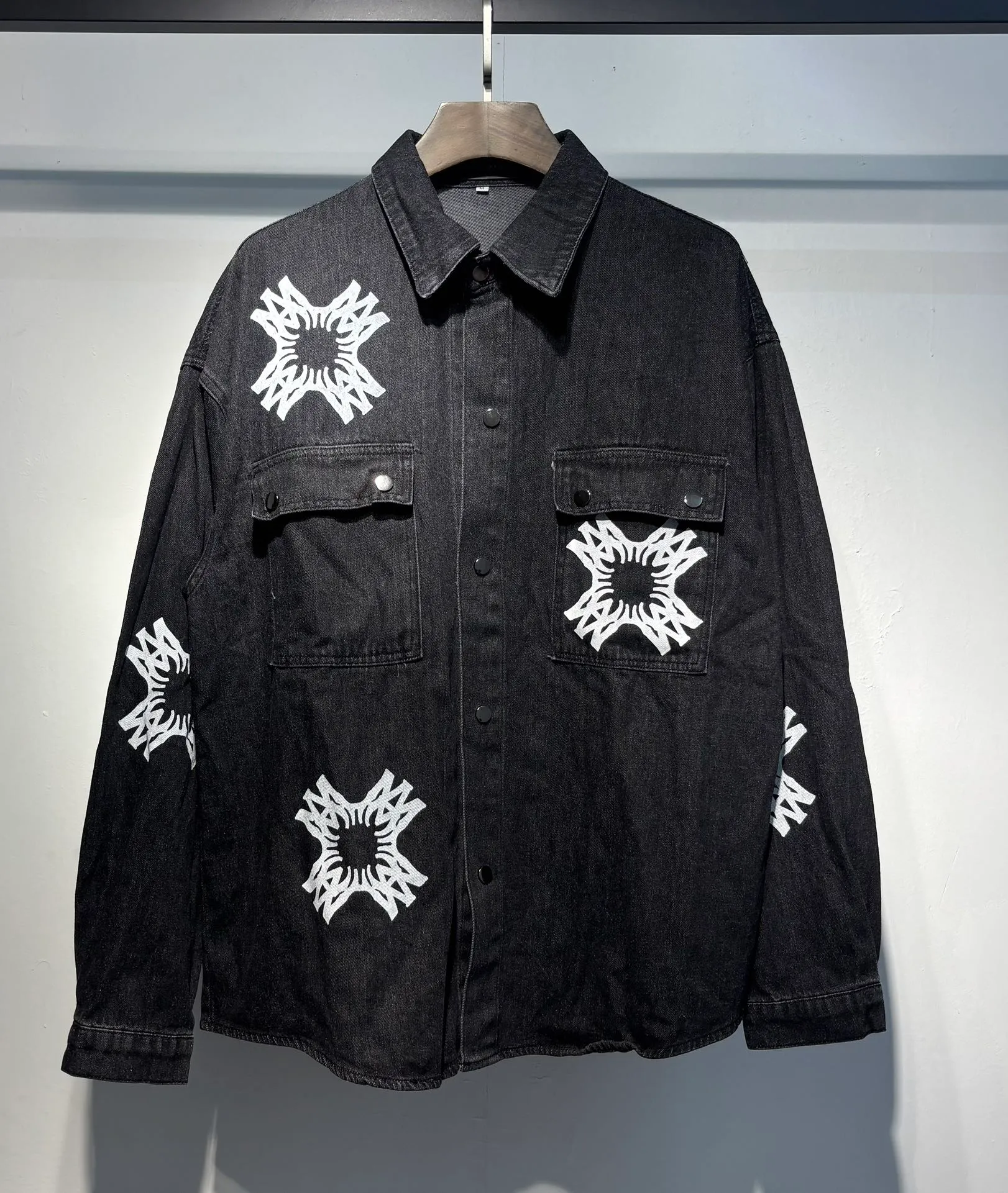 8886 p220 new AMIRI denim shirt M. L. XL